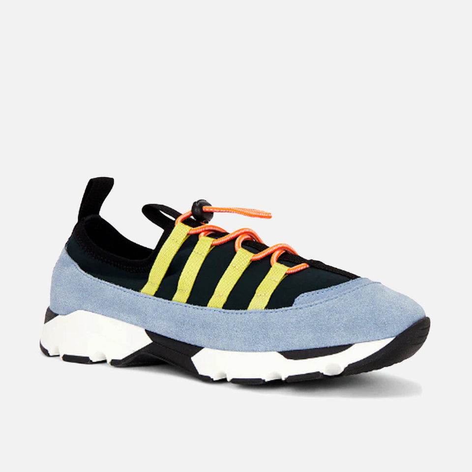 Marni RUNNING SNEAKERS - GREEN / LIGHT BLUE