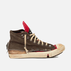 Maison Margiela LOVED TO DEATH SNEAKERS - BROWN / RED