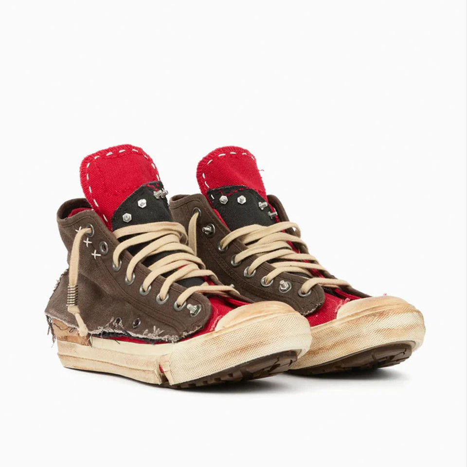 Maison Margiela LOVED TO DEATH SNEAKERS - BROWN / RED