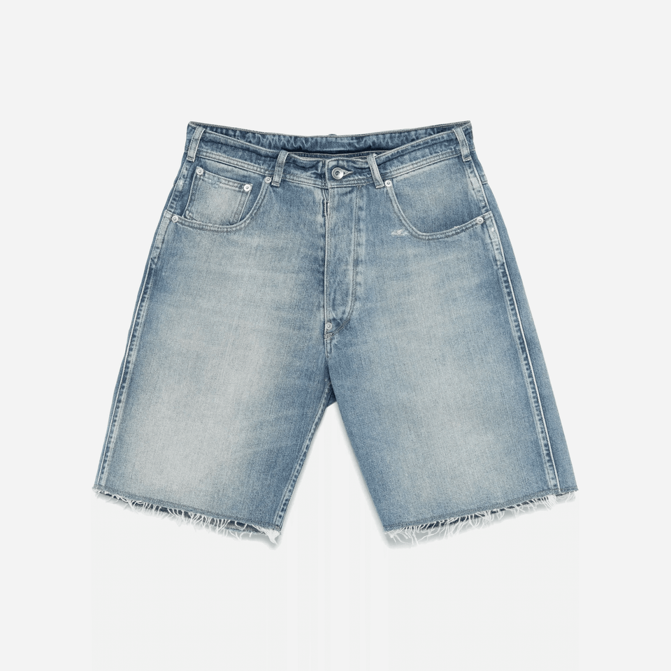 Maison Margiela DENIM CUT-OFF SHORTS - LIGHT BLUE