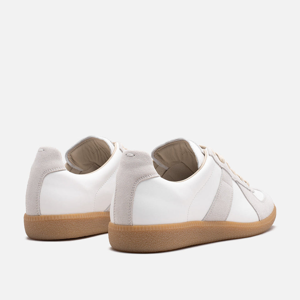 Maison Margiela REPLICA SNEAKERS - WHITE / TAN