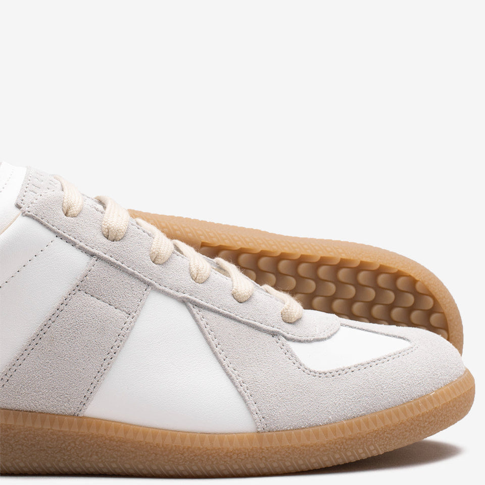Maison Margiela REPLICA SNEAKERS - WHITE / TAN