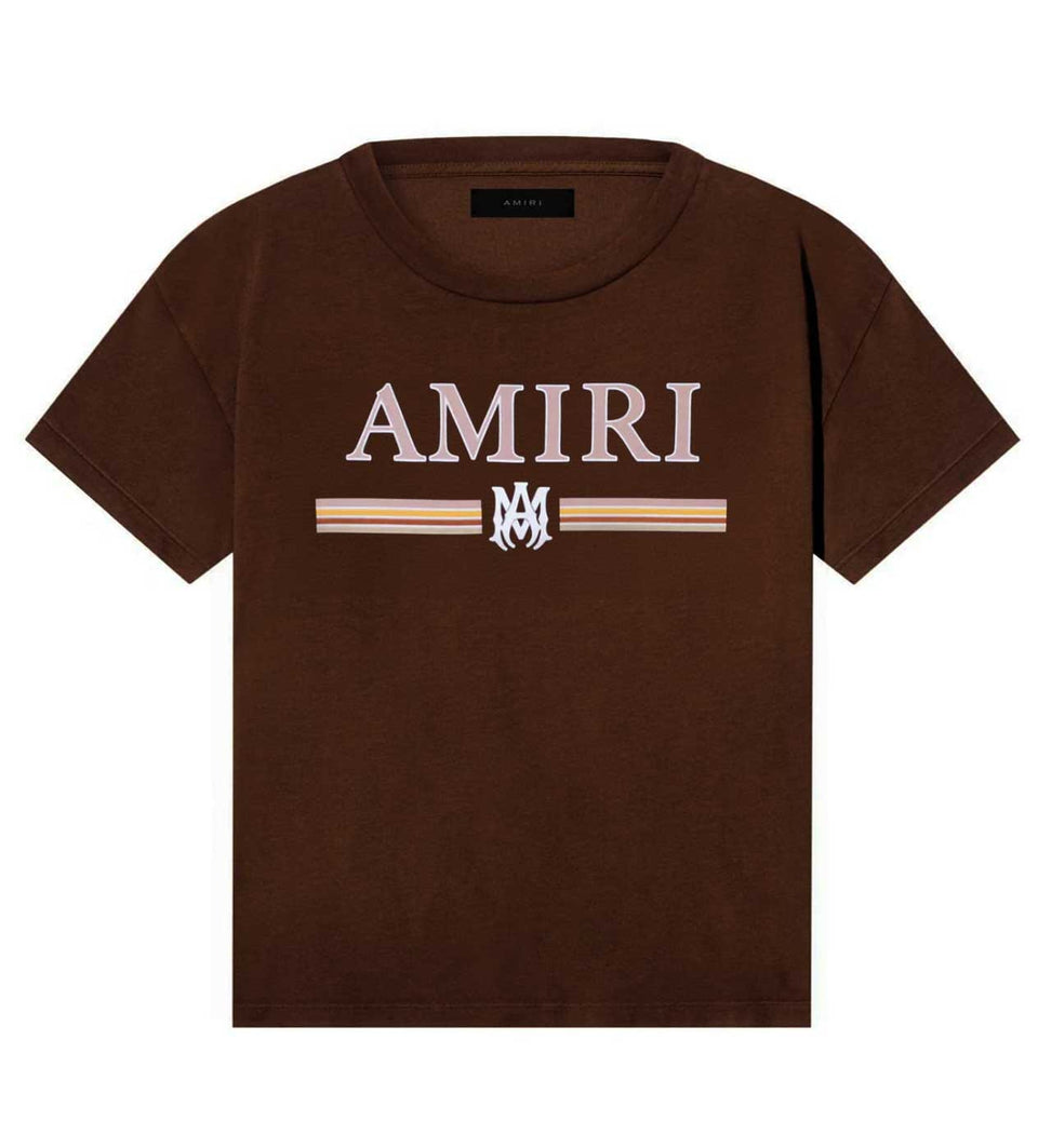 Amiri MA Bar Tee Brown