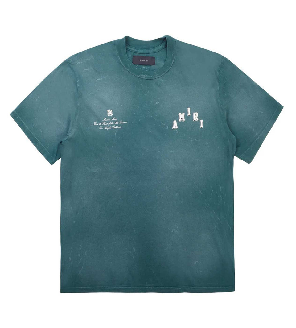 Amiri Collegiate Tee Green