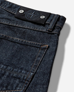 Stone Island Men's Indigo Denim-Rinsed Loose Fit Jeans Blue Rinse