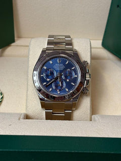 Rolex | Daytona | 116509 | White gold | 40 mm | White gold | Blue | Automatic