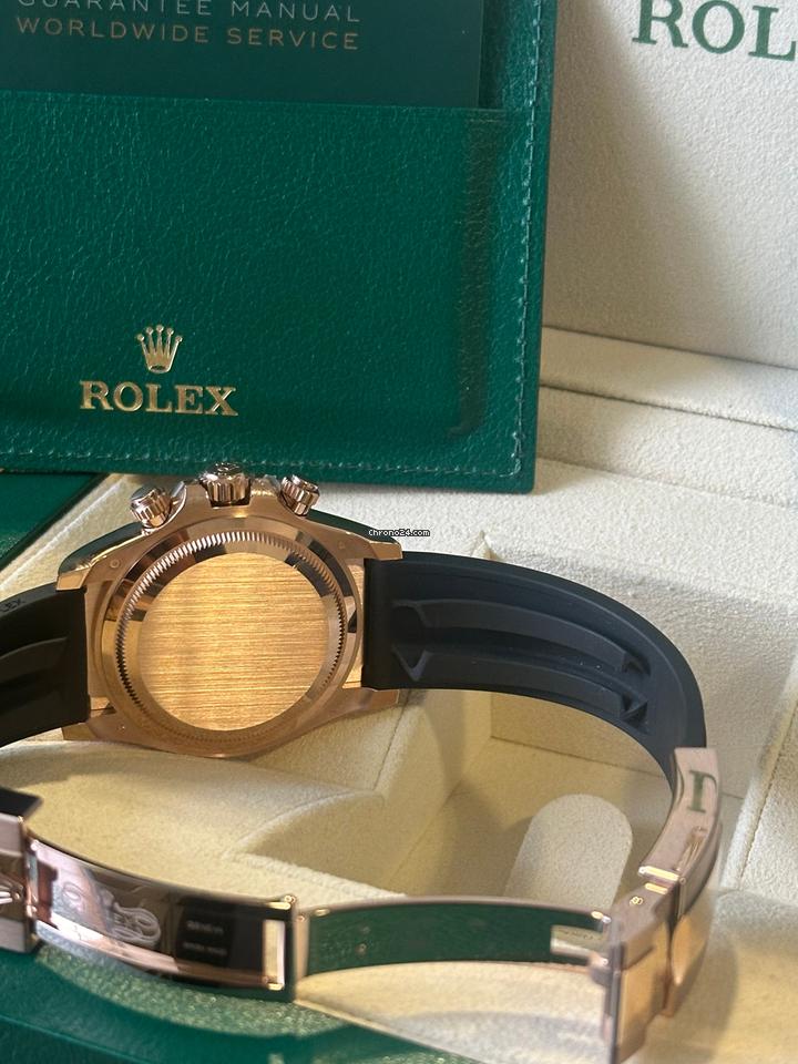 Rolex | Daytona | 126515ln-cm1-dc722 | Rose gold | 40 mm | Rubber | Black | Automatic