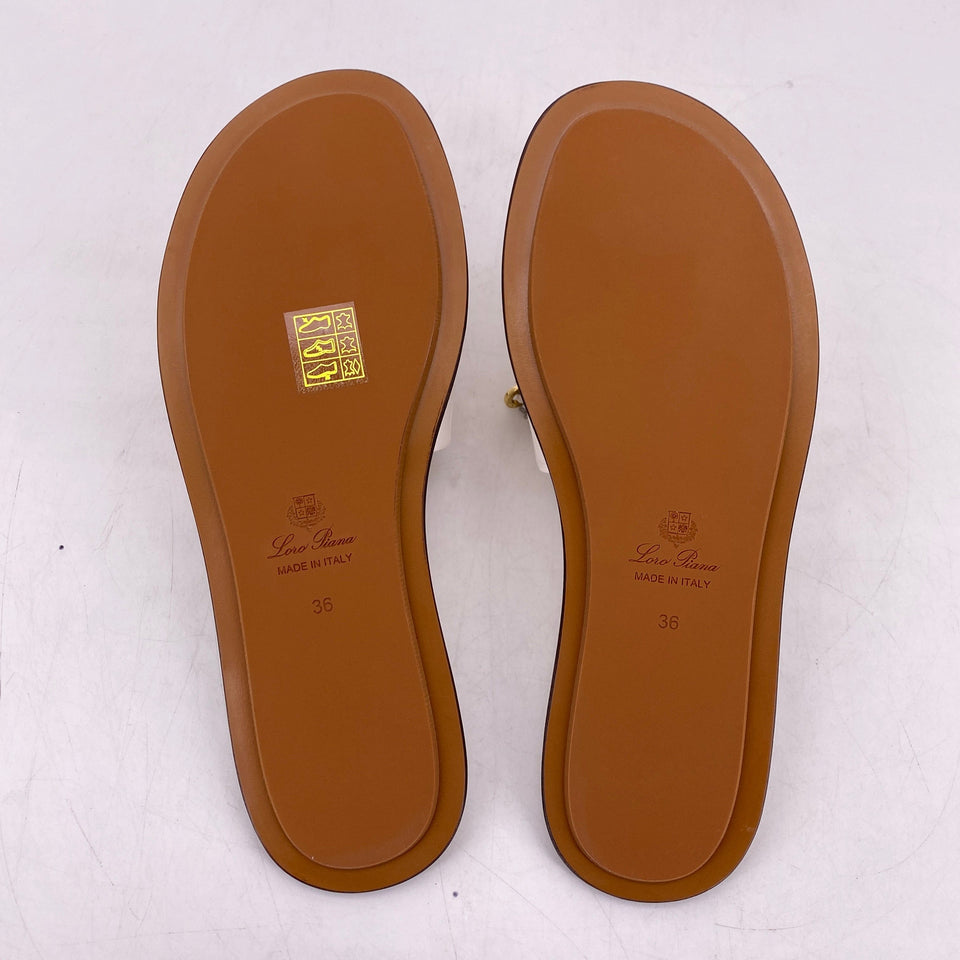 Loro Piana Slide "Tassels Charms" New Size 36W