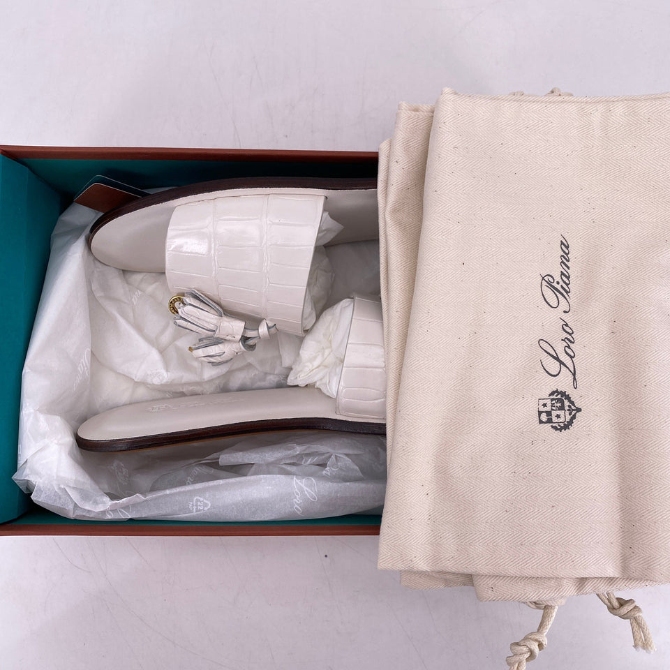 Loro Piana Slide "Tassels Charms" New Size 36W