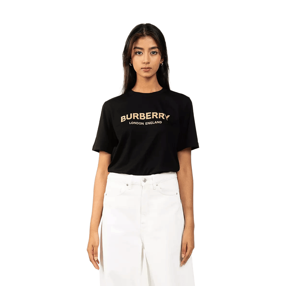 BURBERRY London England Ellison Print Tee Black (FW23)