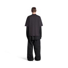 BALENCIAGA Political Stencil Medium Fit Tee Black/White (SS25)
