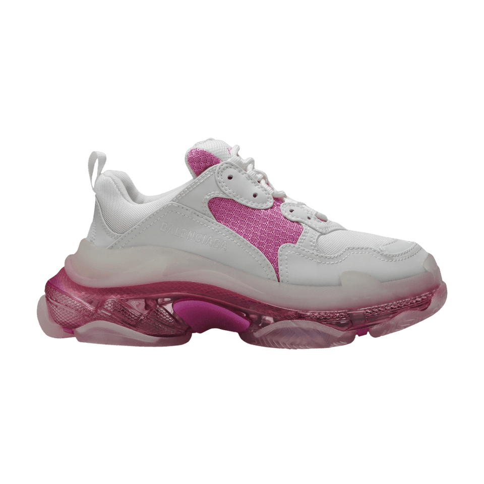 Balenciaga Wmns Triple S Clear Sole Trainer 'White Pink'