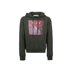 OFF-WHITE Sprayed Caravaggio Slim Hoodie Rosin/White (SS21)