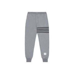THOM BROWNE Classic Loopback 4-Bar Sweatpants Medium Grey (SS23)