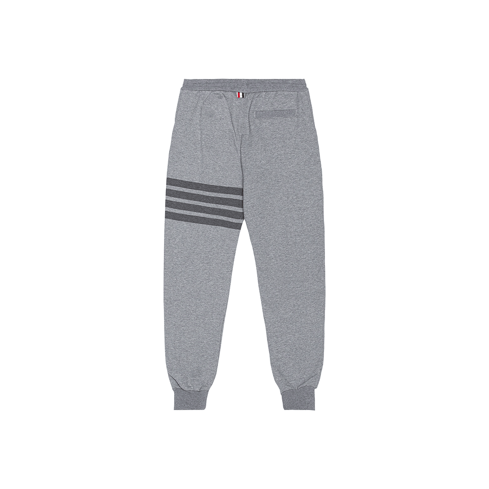 THOM BROWNE Classic Loopback 4-Bar Sweatpants Medium Grey (SS23)