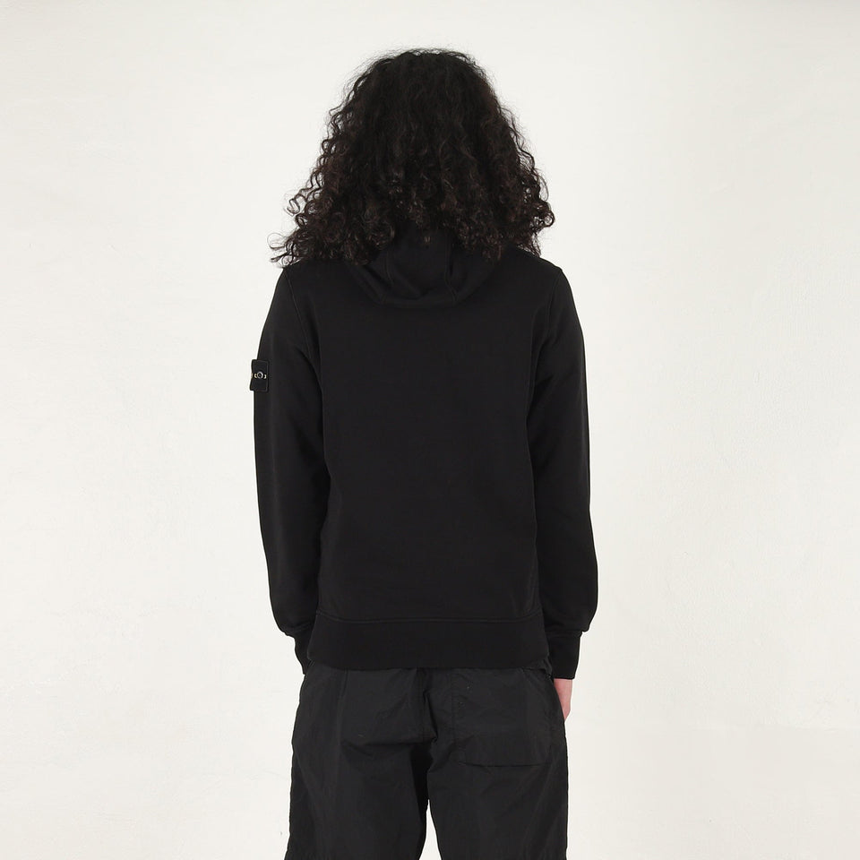 Stone Island 6100062 Hoodie Sweater - Black
