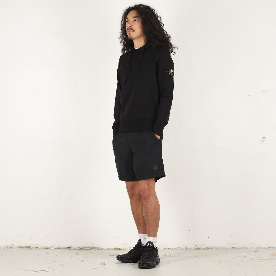 Stone Island 6100062 Hoodie Sweater - Black