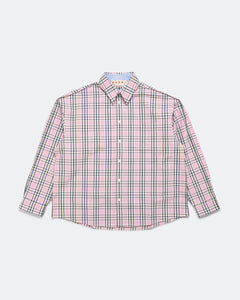 Marni Check Compact Cotton Long-Sleeved Shirt - Quartz