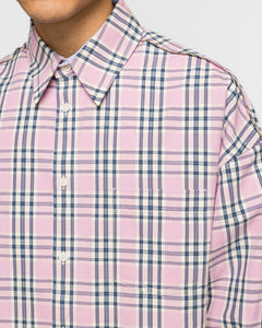 Marni Check Compact Cotton Long-Sleeved Shirt - Quartz