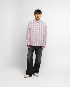 Marni Check Compact Cotton Long-Sleeved Shirt - Quartz