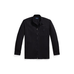 Garment Dye Cotton Long Sleeve Full Zip Overshirt