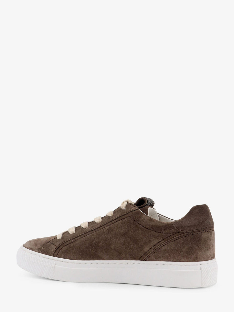 Brunello Cucinelli Suede sneakers with Monili detail