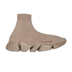 Balenciaga Wmns Recycled Speed 2.0 Sneaker 'Dark Beige'