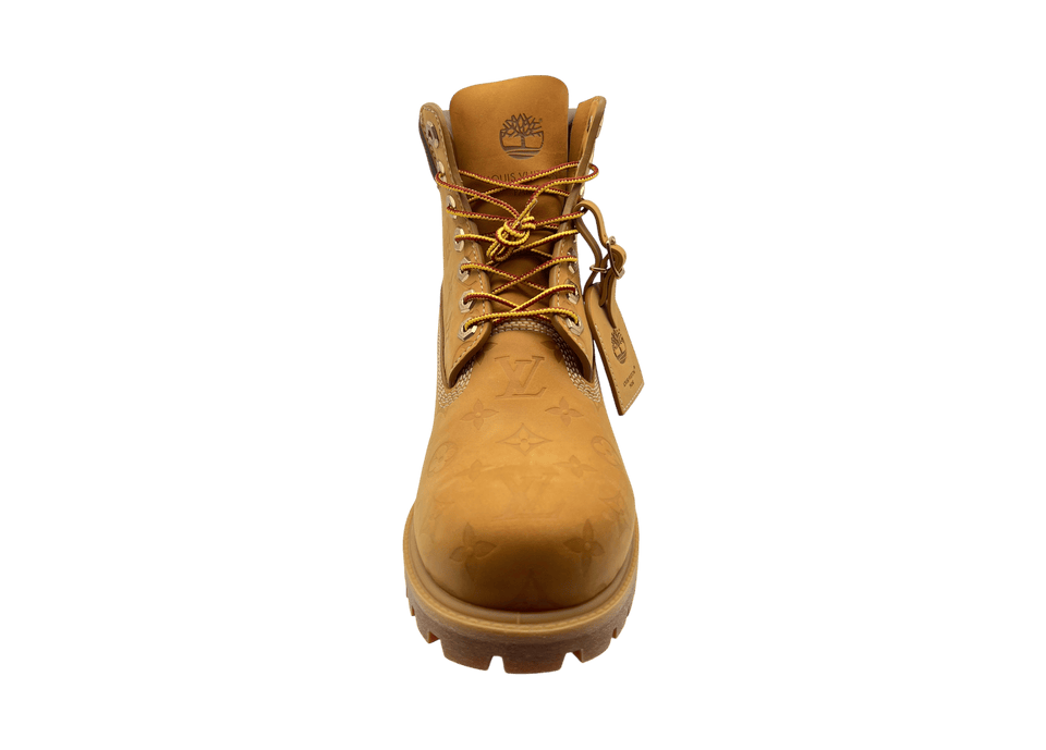 Louis Vuitton Timberland Louis Vuitton Ankle Boot Wheat Monogram COND NEW (OG ALL)