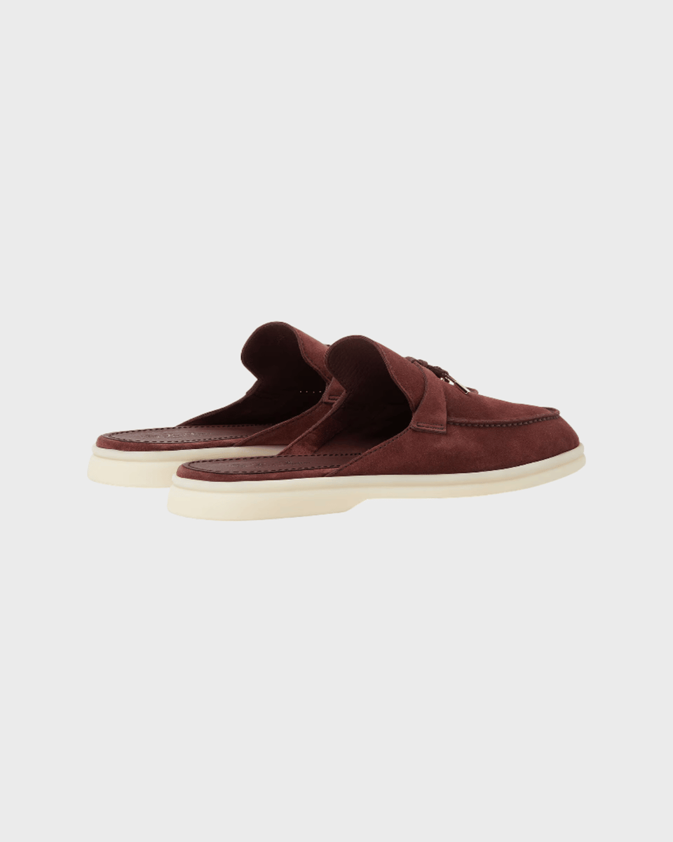 Loro Piana Babouche Charms Walk Loafer Oxblood