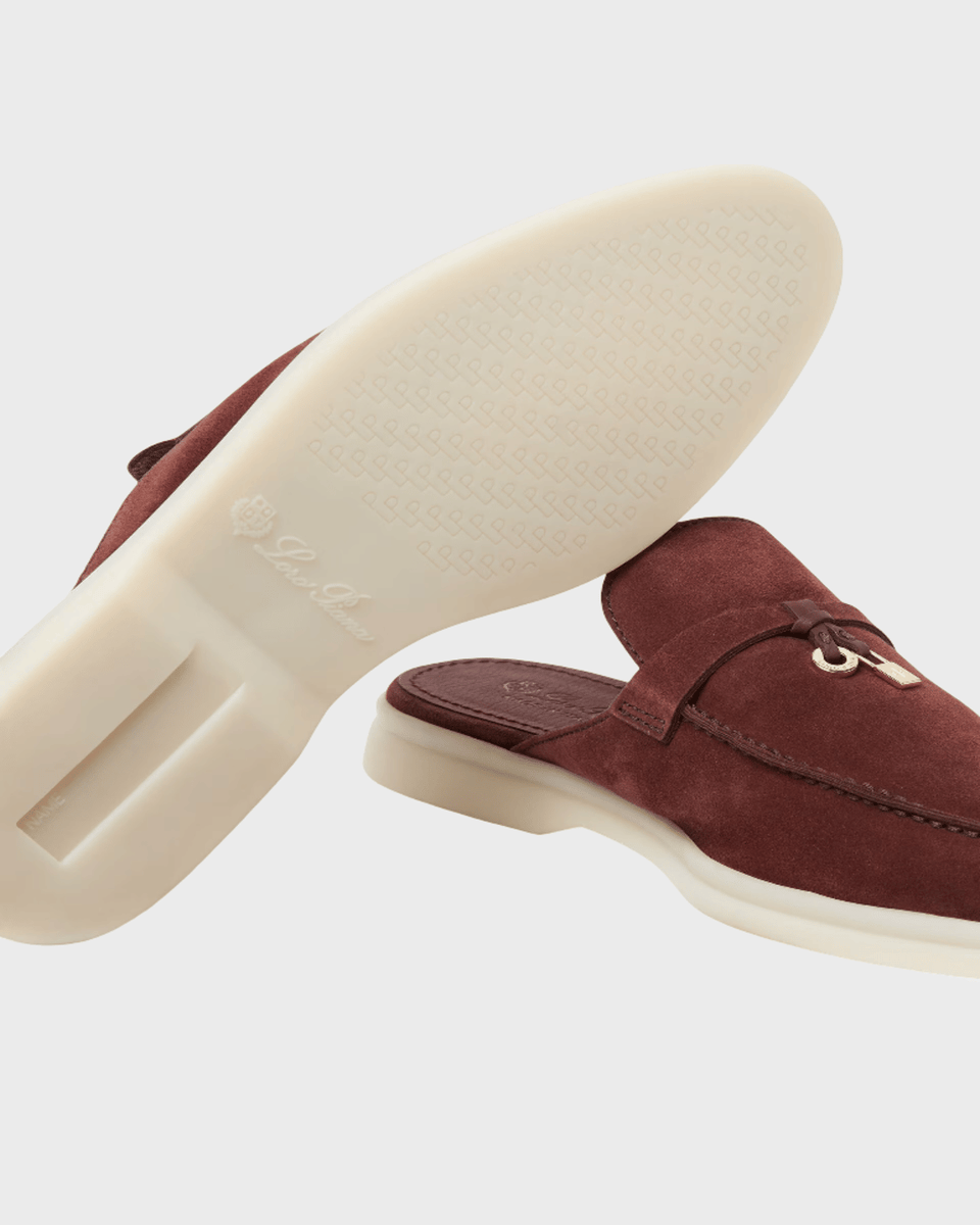 Loro Piana Babouche Charms Walk Loafer Oxblood