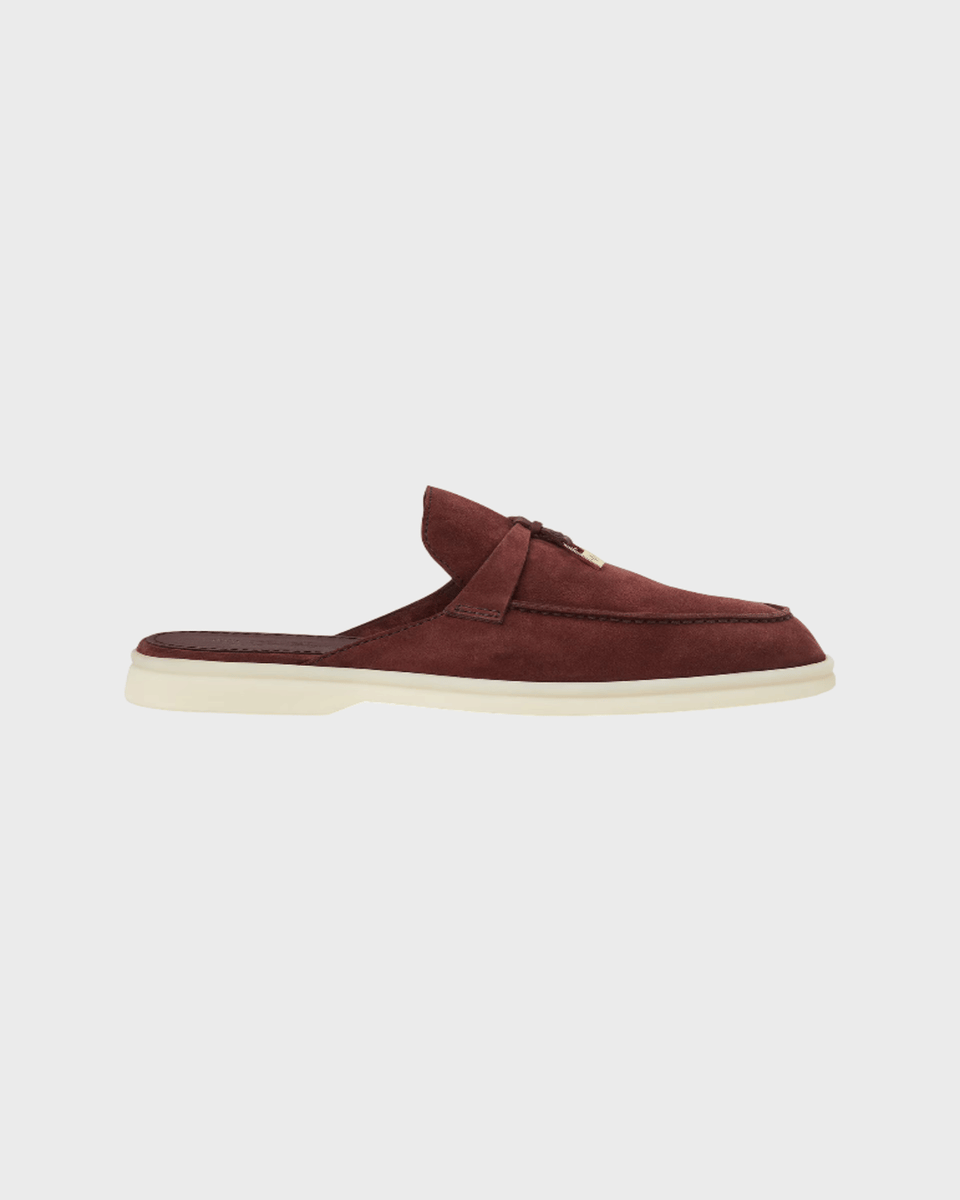 Loro Piana Babouche Charms Walk Loafer Oxblood