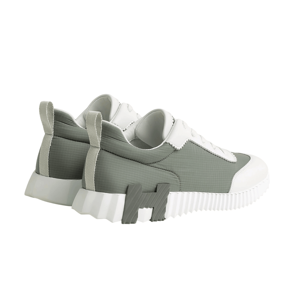 Hermes Bouncing Sneakers Étoupe / Blanc