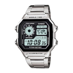 Casio Youth-Digital Black Dial Men's Watch-AE-1200WHD-1AVDF
