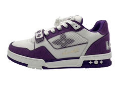 Louis Vuitton Trainer Denim Purple Strap COND NEW (NO BOX)