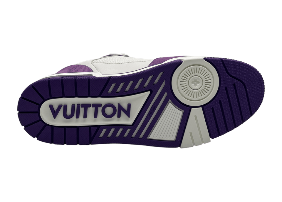 Louis Vuitton Trainer Denim Purple Strap COND NEW (NO BOX)