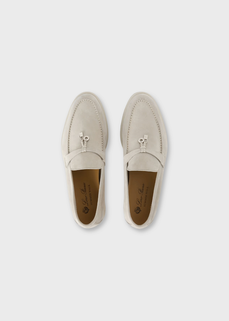 Loro Piana Summer Walk Summer Charms Walk Loafer Pearl