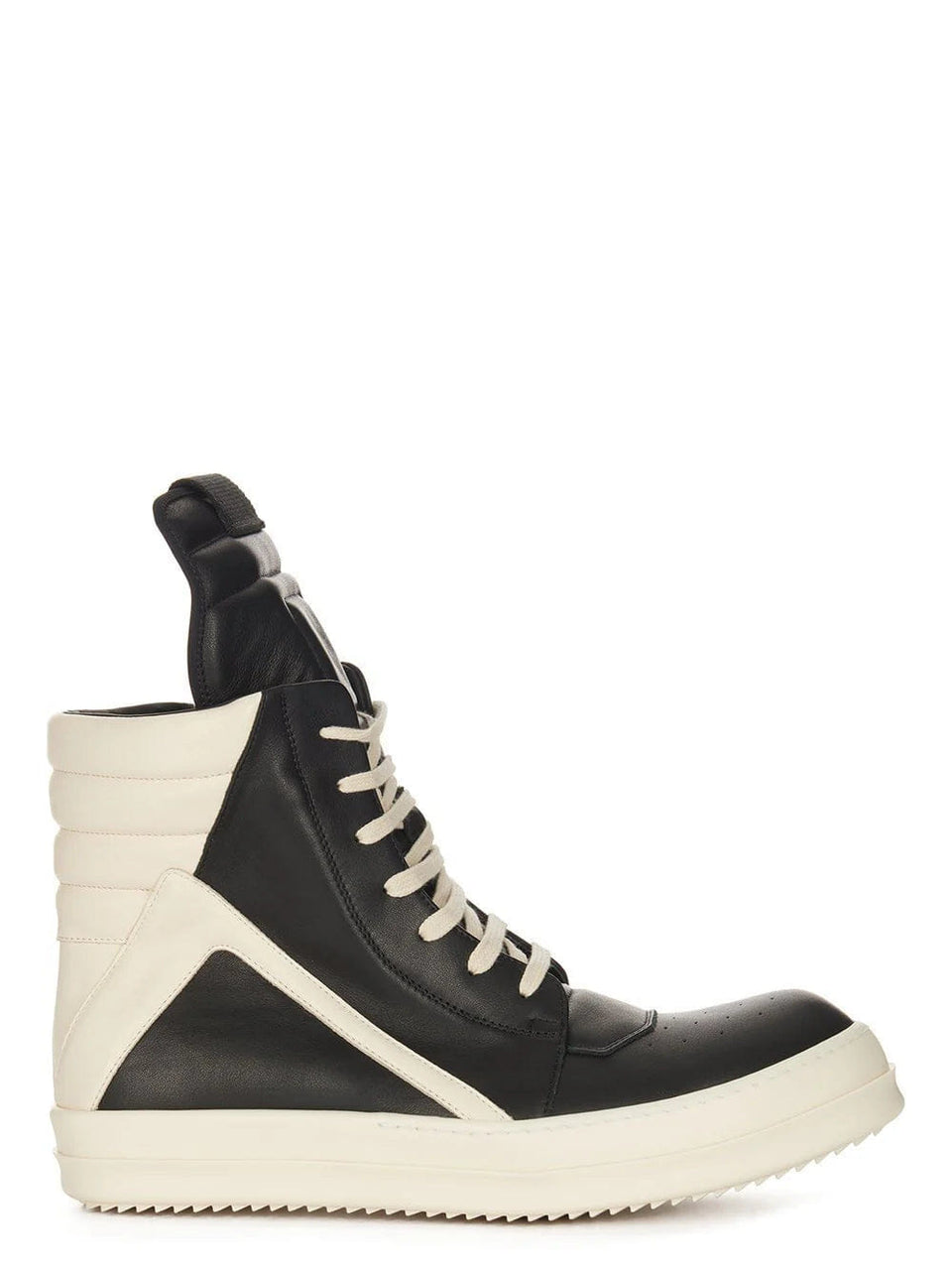 Rick Owens Rick Owen's Men's Geobasket High Sneakers 'Black Milk'
