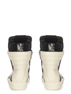 Rick Owens Rick Owen's Men's Geobasket High Sneakers 'Black Milk'
