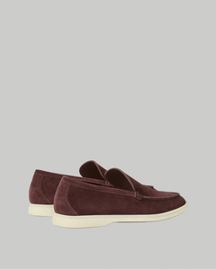 Loro Piana Summer Walk Loafer Dark Maroon