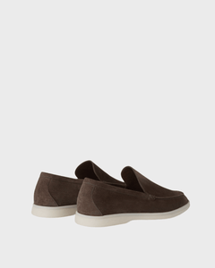 Loro Piana Summer Walk Warm Loafers Gray