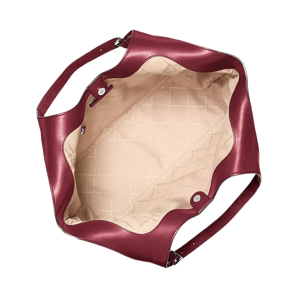 Michael Kors Bernie Large Tote Bag Maroon