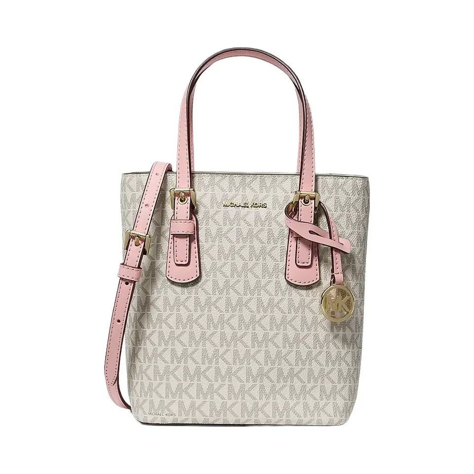 Michael Kors Voyager Extra-Small Signature Logo Convertible Crossbody Bag Pwd Blsh Mlt