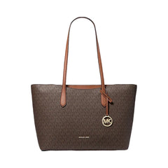 Michael Kors Arden Large Signature Logo Tote Bag Brown
