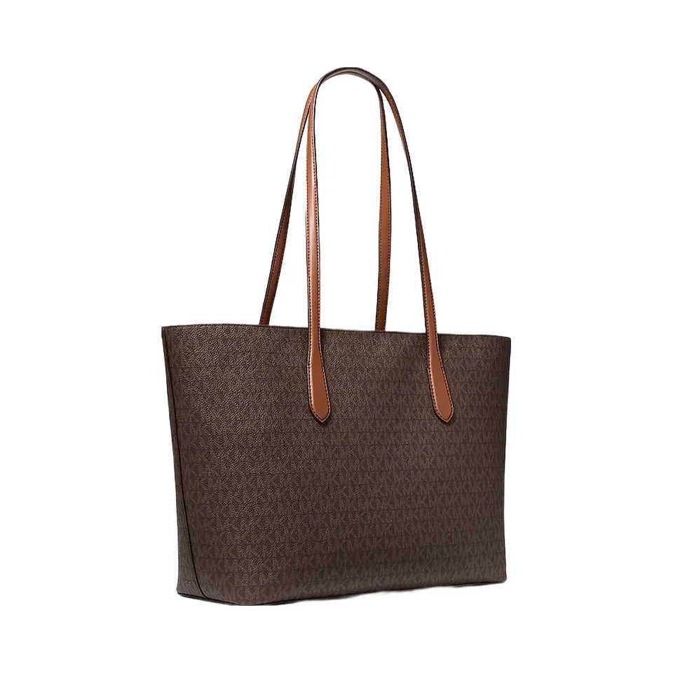 Michael Kors Arden Large Signature Logo Tote Bag Brown