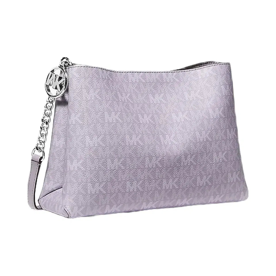 Michael Kors Christina Small Signature Logo Crossbody Bag Lilac
