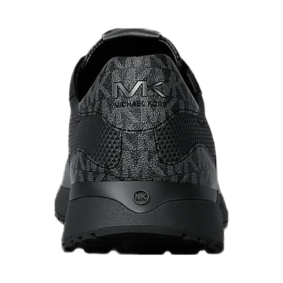 Michael Kors Dax Mixed-Media Trainer Black