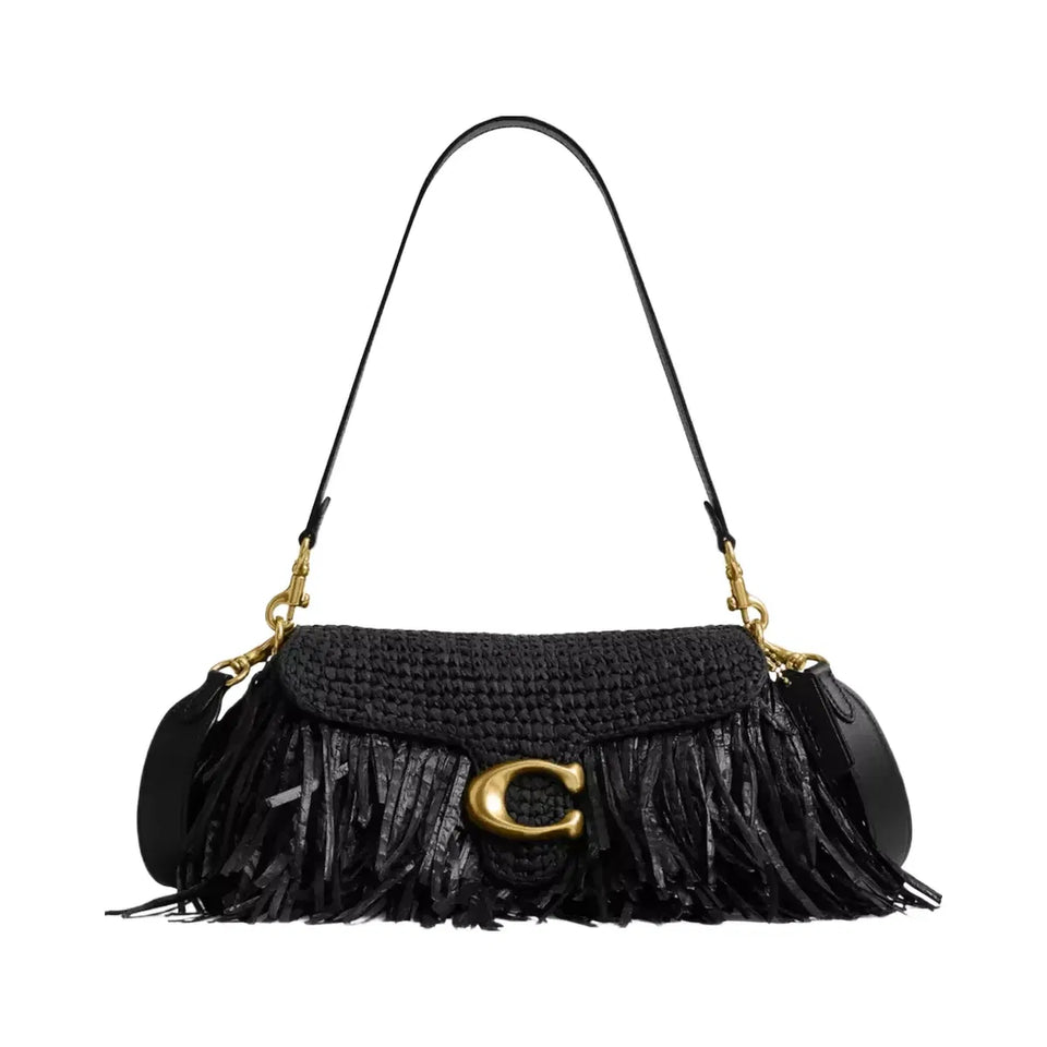 Coach Tabby Shoulder Bag 26 in Brass Black