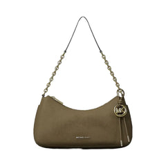 Michael Kors Nolita Medium Nubuck Chain Pochette Loden