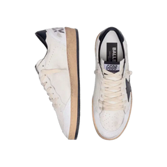 Golden Goose Ball Star In Nappa With Black Star And Black Heel Tab