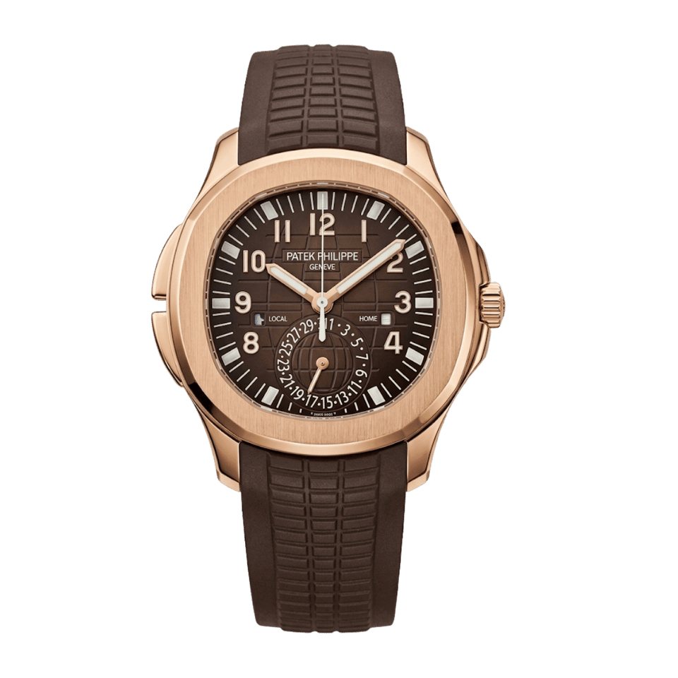 Patek Philippe Aquanaut Travel Time Brown Arabic 5164R-001